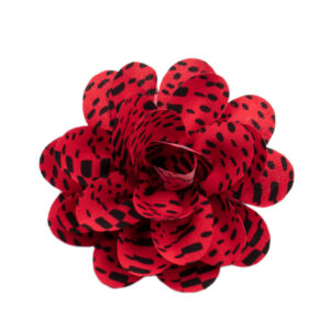Patterned Paradise Hair Clip_Red