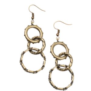 Brass Rings Earrings